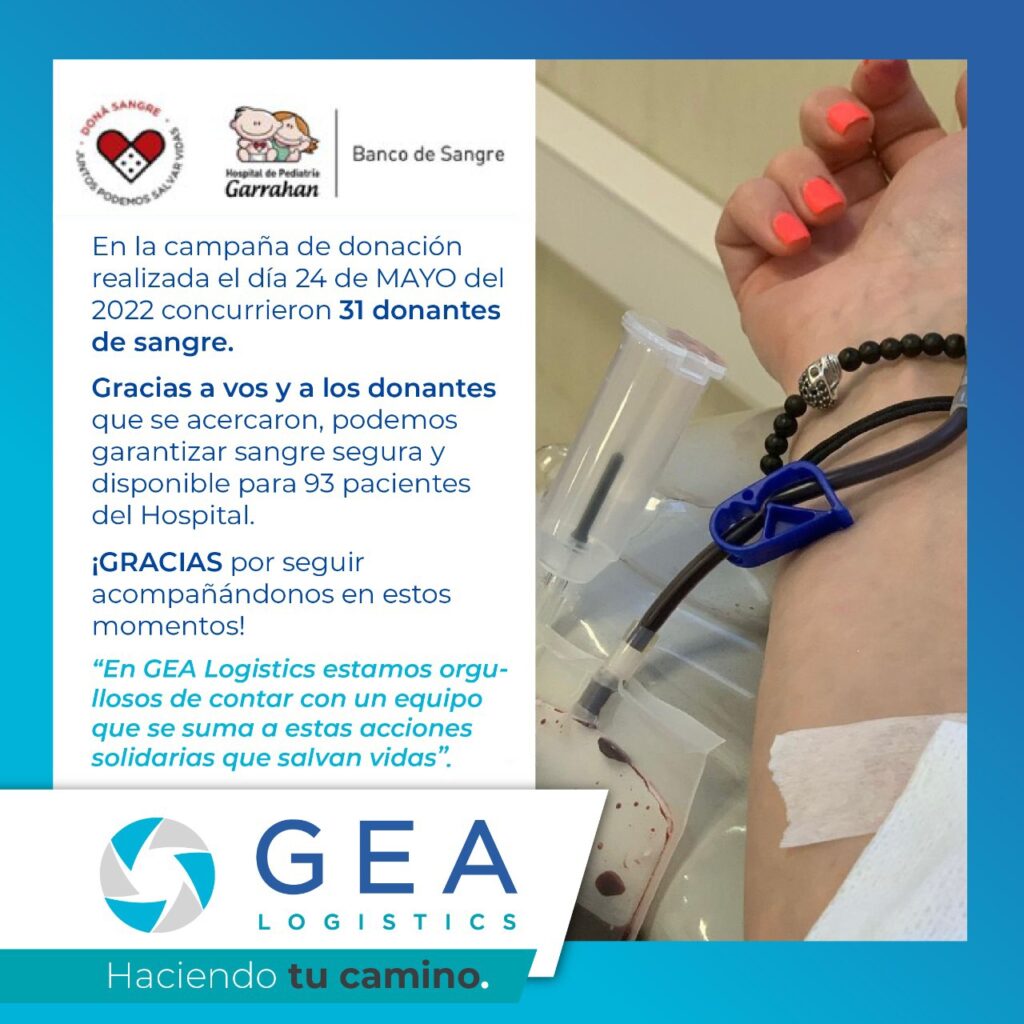 Día Internacional de la Donación de Sangre GEA